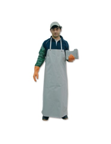 Grey marble pvc apron 115x75