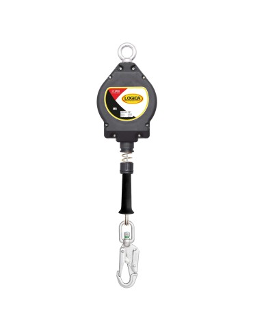 Retractable steel cable fall arrest device 15mt