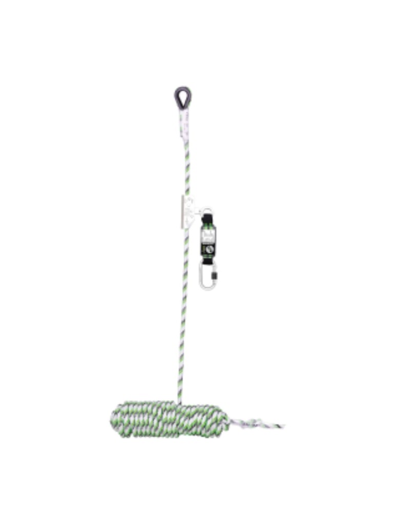 Guided device on 10mt rope
