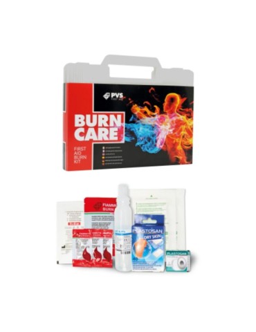 First aid case for burns