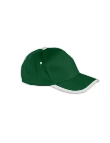 Cappello tesa precurva verde
