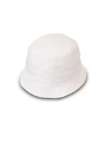 Cappellino rotondo bianco