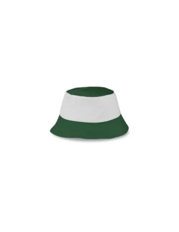 Cappellino rotondo verde