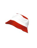 Red round cap