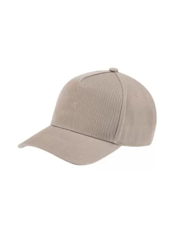 Cappello con tesa 100% cotone beige