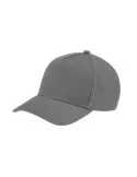 Cappello con tesa 100% cotone grigio
