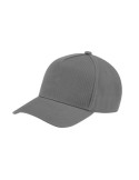 Hat with brim 100% cotton grey