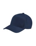 Cappello con tesa 100% cotone blu navy