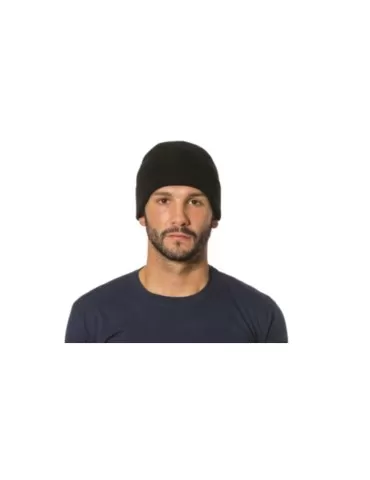 100% black acrylic skullcap hat