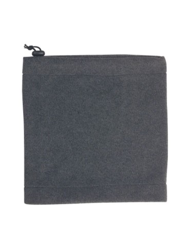 Graues Mehrzweck-Fleece-Stirnband mit Gummiband