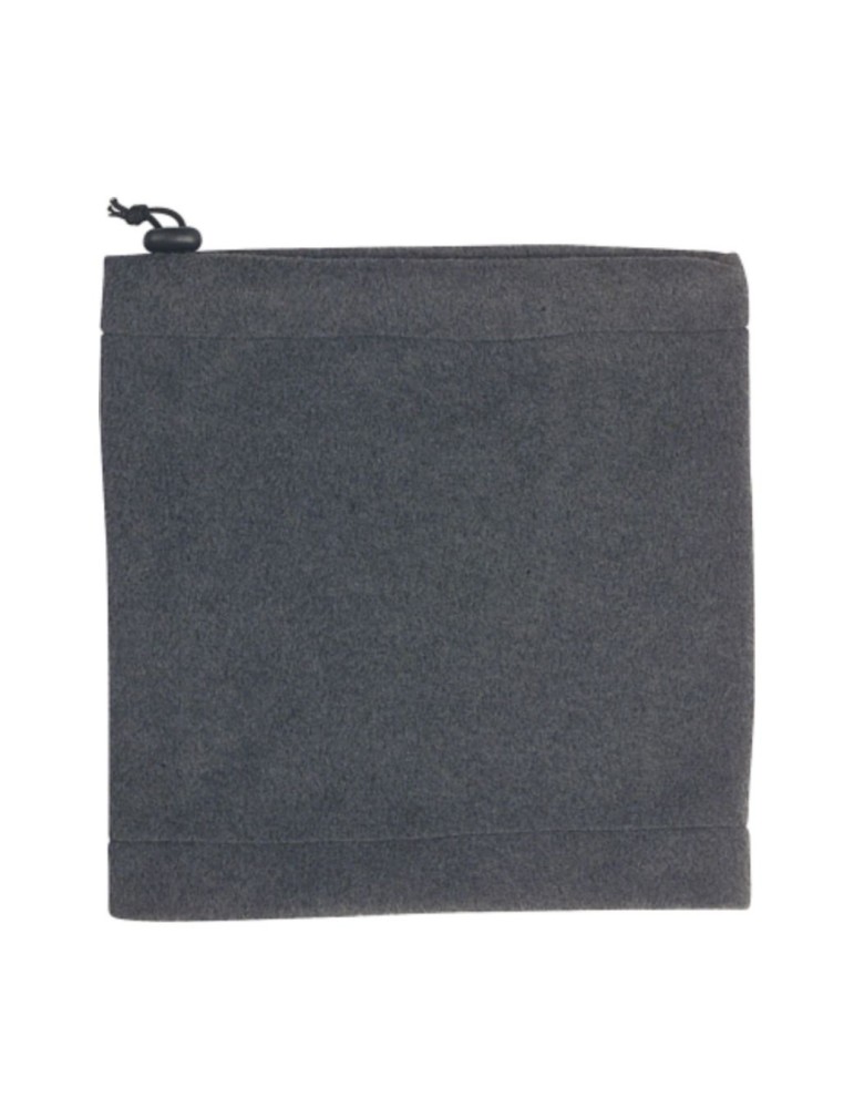 Graues Mehrzweck-Fleece-Stirnband mit Gummiband