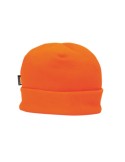 Cappello papalina pyle fodera insulatex arancio