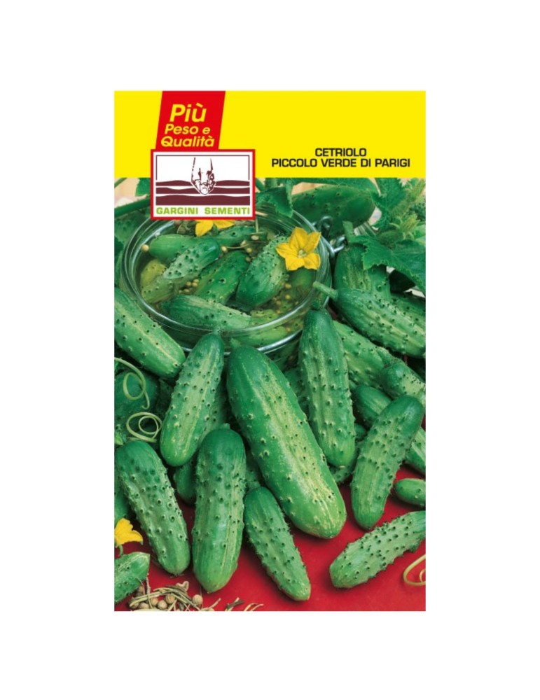 Pequeño sobre de semillas de pepinillo verde de París