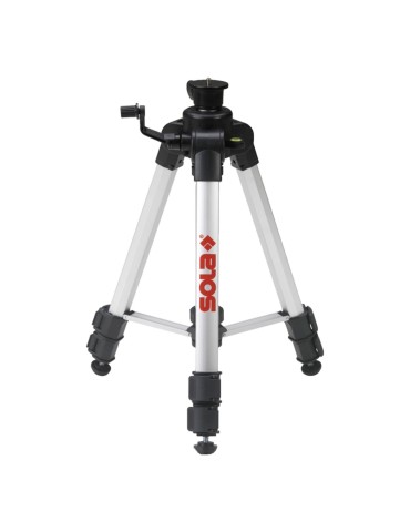 Kompaktes Stativ aus silberfarbenem Aluminium FST 42-120 cm