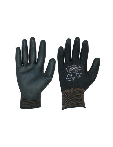 Polyurethane coated polyester gloves (sold only in cartons of 120 pairs per size)