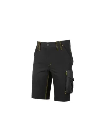 Work Shorts u-power Mercury U-4 Stretch Black Carbon FU196BC