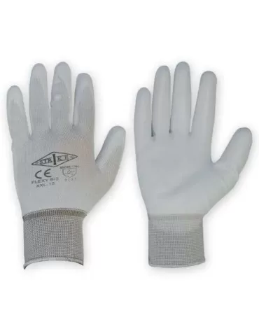 Polyurethane coated polyester gloves (sold only in cartons of 120 pairs per size)