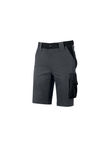 Pantalones cortos de trabajo u-power Mercury U-4 Stretch Asphalt Grey FU196AG