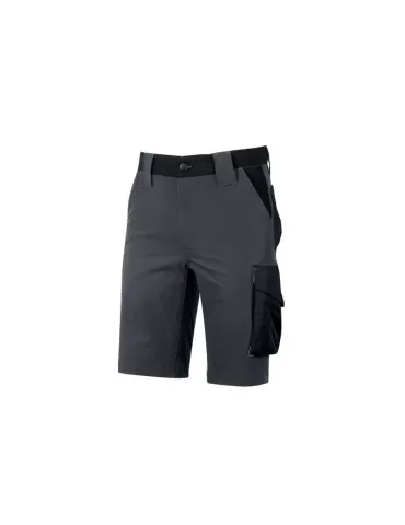 Pantaloni corti da lavoro U-Power Mercury U-4 stretch Asphalt Grey FU196AG