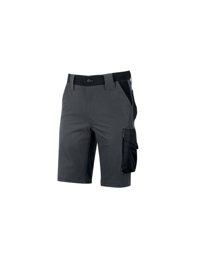 Pantalones cortos de trabajo u-power Mercury U-4 Stretch Asphalt Grey FU196AG