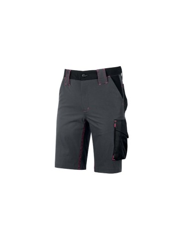 Pantaloni corti da lavoro U-Power Mercury U-4 stretch Grey Fucsia FU196GF