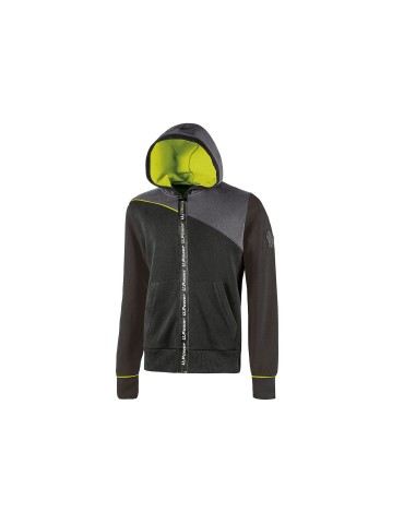 Felpa da lavoro UPower Jupiter black carbon EY212BC
