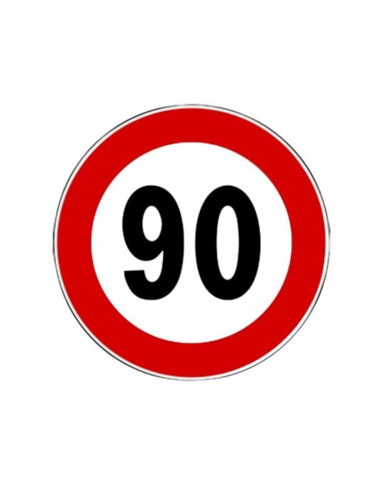 Diámetro disco. 60 cm clase 1 fig. 50" límite máximo de velocidad 90 km/h"