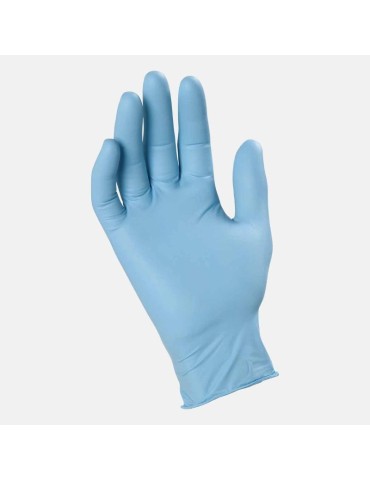 Einweghandschuhe aus synthetischem Nitril – Packung mit 100 Stück – (Größe M - L - X L) 2