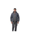 Giubbino in nylon grigio scuro