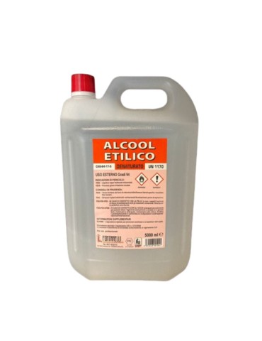 Alcool denaturato tanica da 5 litri