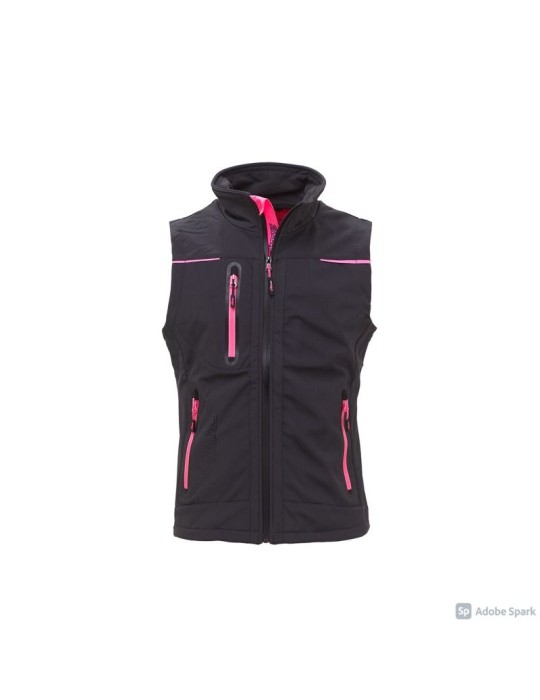 Arbeitsweste u-power Universum Grau Fuchsia FU188GF