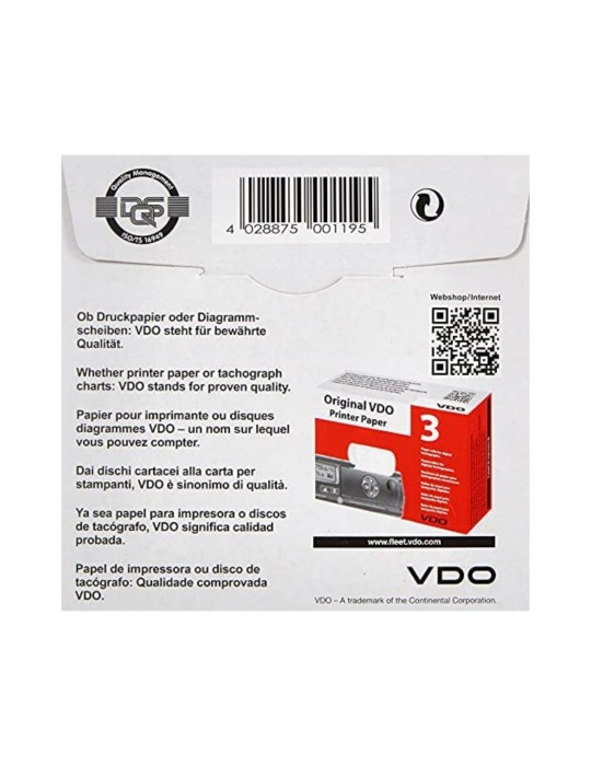 Disco de tacógrafo kienzle 125 km/h 125-24 ec pack de 4 km de 100 piezas