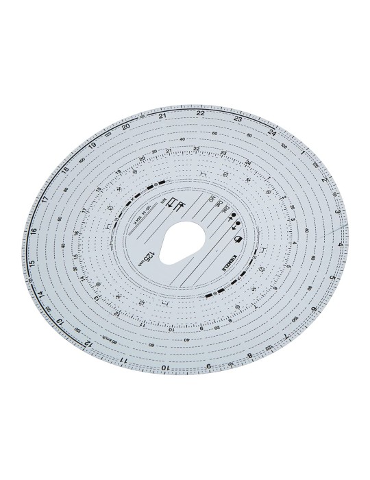 Tachograph disc kienzle 125 km/h 125-24 ec 4 k pack of 100 pieces