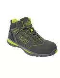 Scarpa alta nabuk grigia/verde S3 SRA