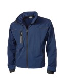 Giubbino stretch blu mezza stagione