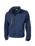 Mid-season blue stretch jacket
