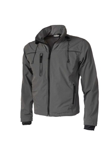 Giubbino stretch grigio mezza stagione