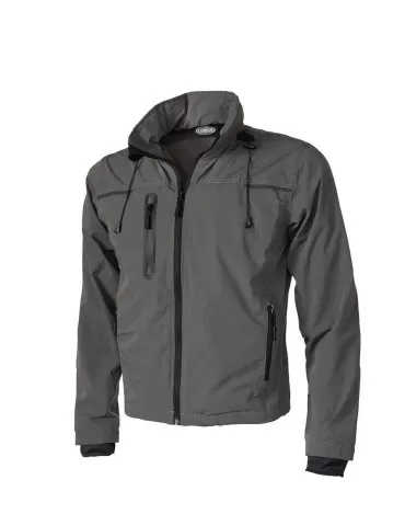 Giubbino stretch grigio mezza stagione