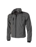 Giubbino stretch grigio mezza stagione