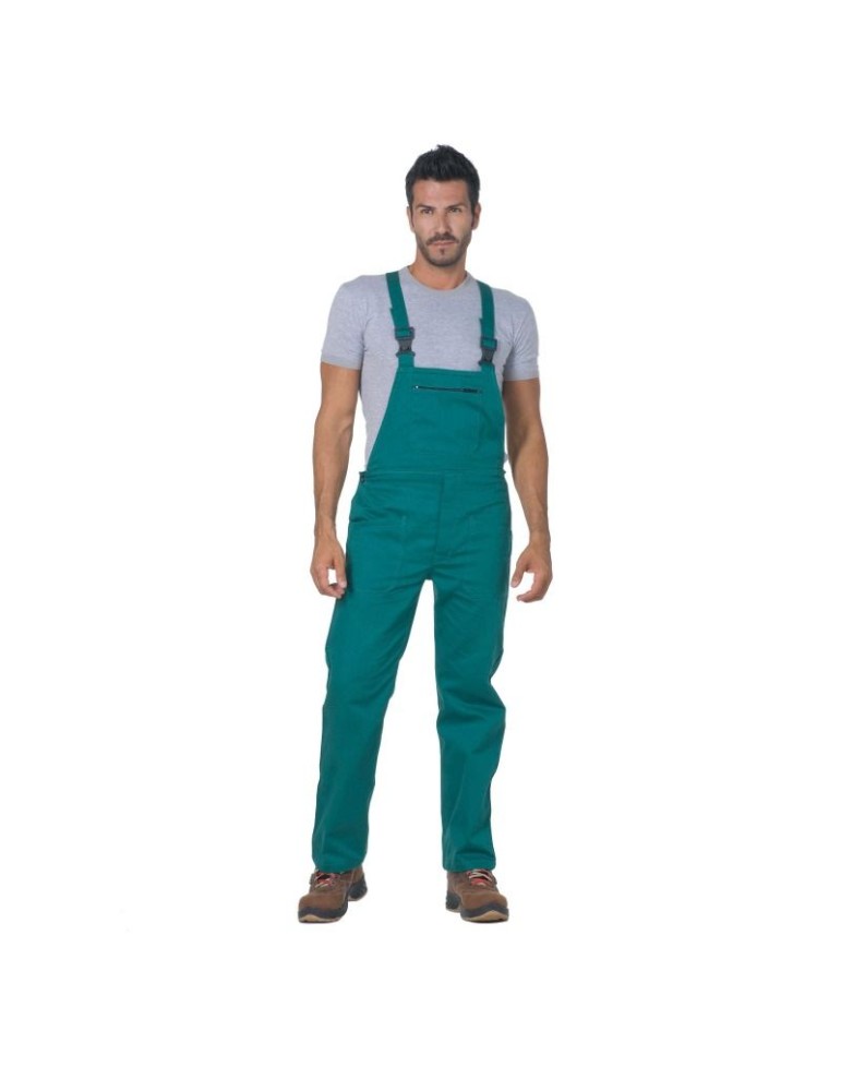 Massaua cotton dungarees green