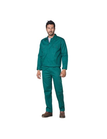 Giubbino massaua 100% cotone con bottoni coperti verde
