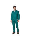 Giubbino massaua 100% cotone con bottoni coperti verde