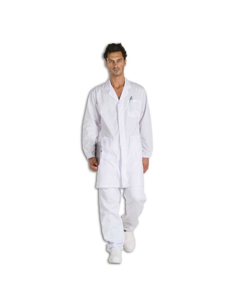 Men's terital/cotton white ce coat Men's terital/cotton white ce coat