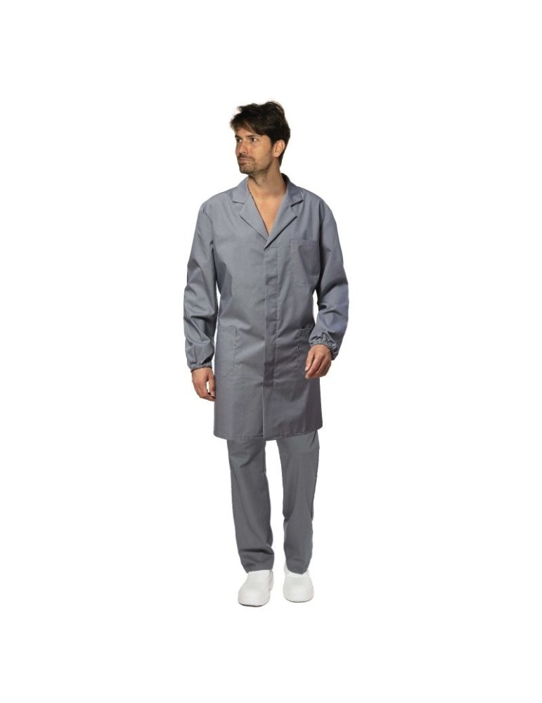 Manteau en ce gris coton pour hommes