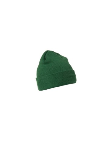 Cappello papalina 100% acrilico verde