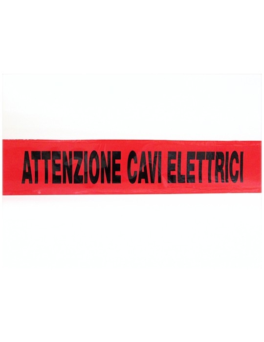Warning tape for utilities 200 m "Attention electrical cables"