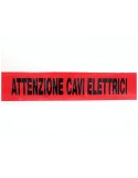 Warning tape for utilities 200 m "Attention electrical cables"