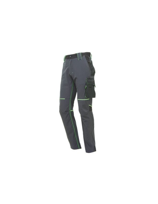 u-power World U-4 Stretch Slim Fit Asphalt Graugrüne Arbeitshosen FU189RL