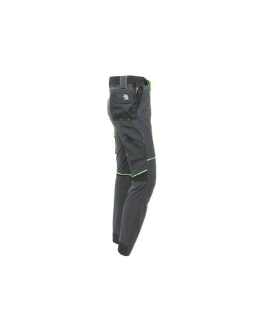 u-power Pantalon de travail World U-4 Stretch Slim fit Asphalt Gris Vert FU189RL 2