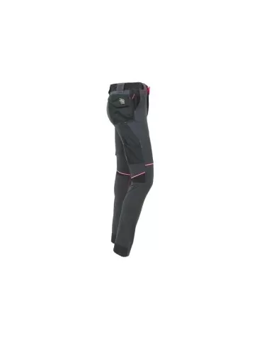 Pantaloni da lavoro U-Power World U-4 stretch Slim fit Grey Fucsia FU189GF